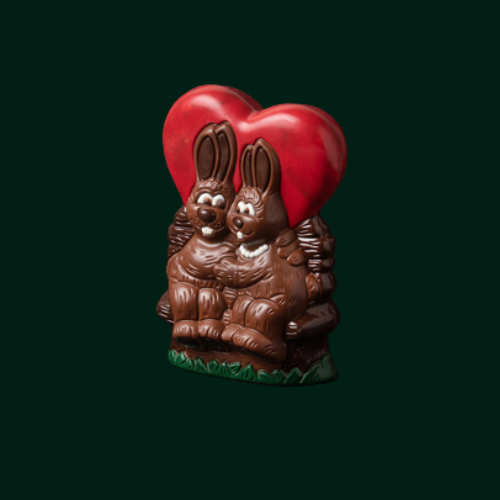 [EVA.SN.0338] EVA COUPLE RABBIT CHOCO